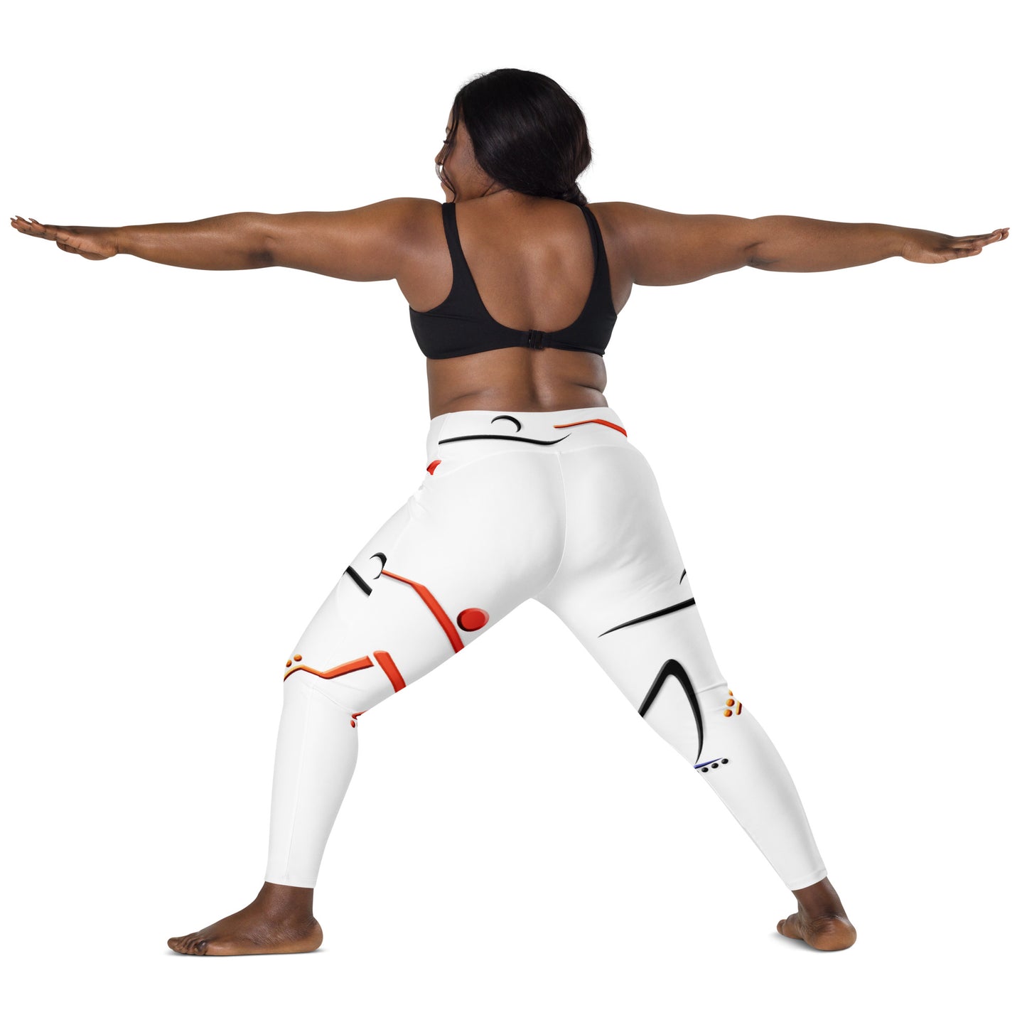 Crossover leggings with pockets