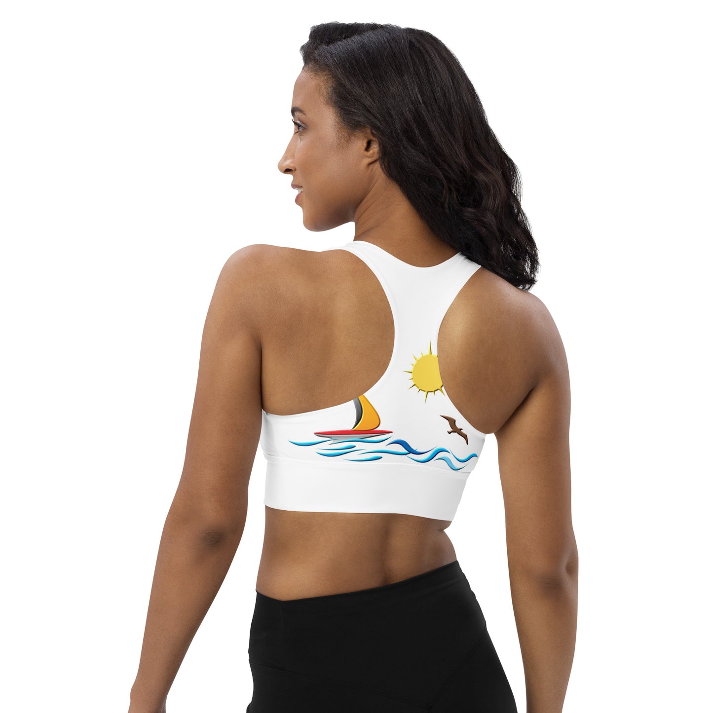 Longline sports bra