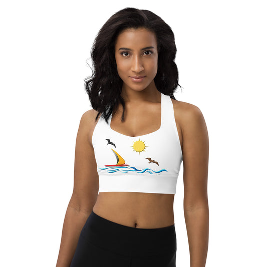 Longline sports bra