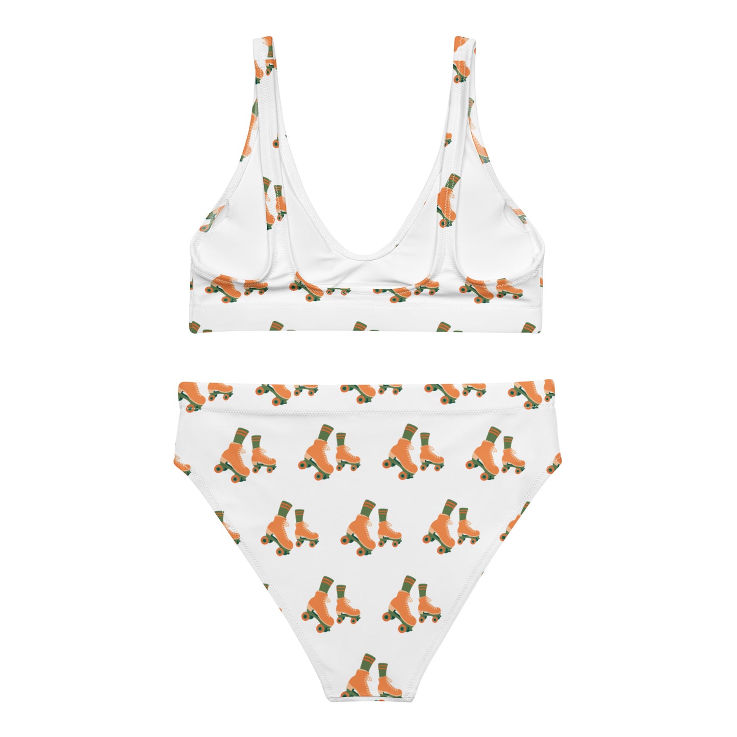 Recycled high-waisted bikini