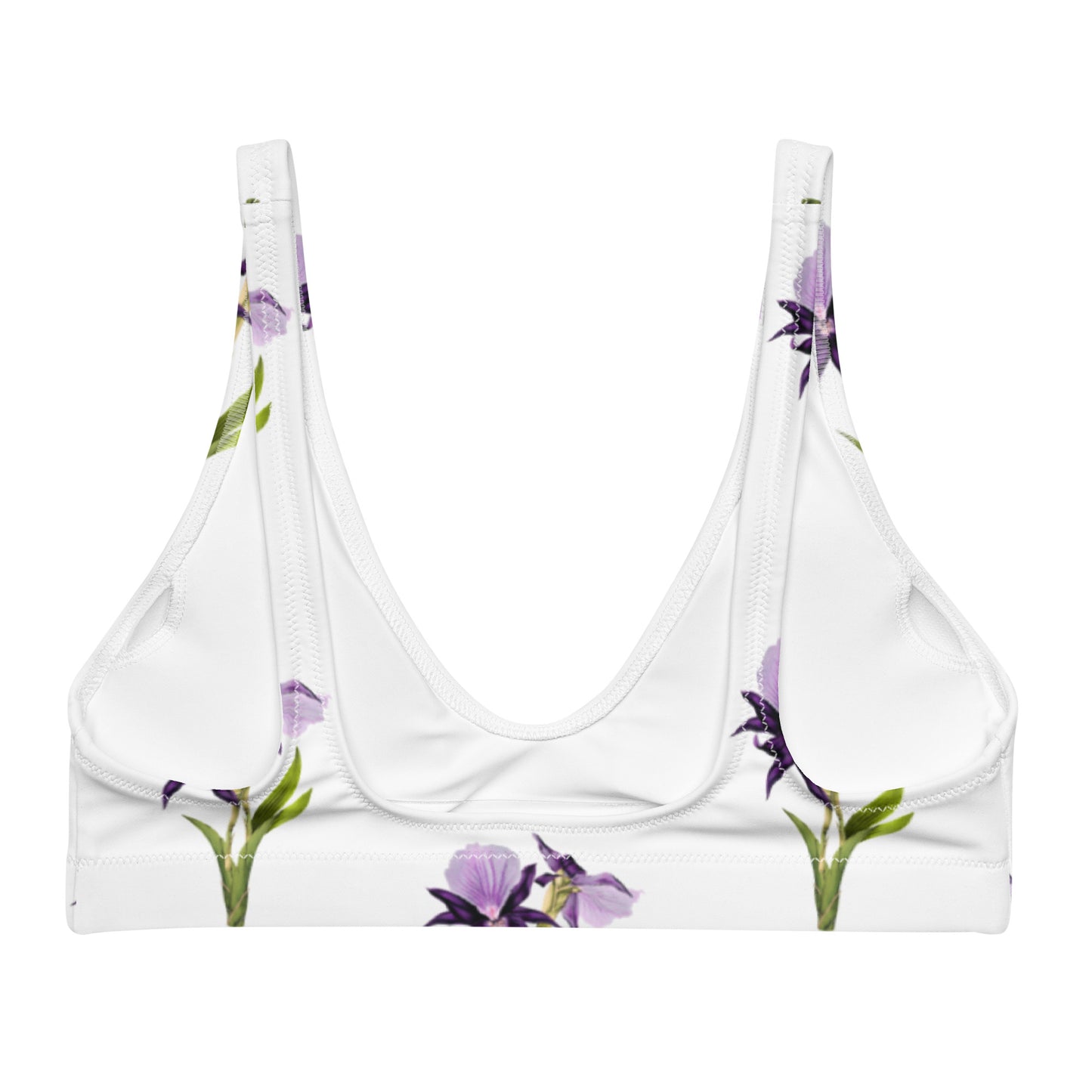 Recyled padded bikini top