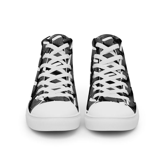 Men’s high top canvas shoes