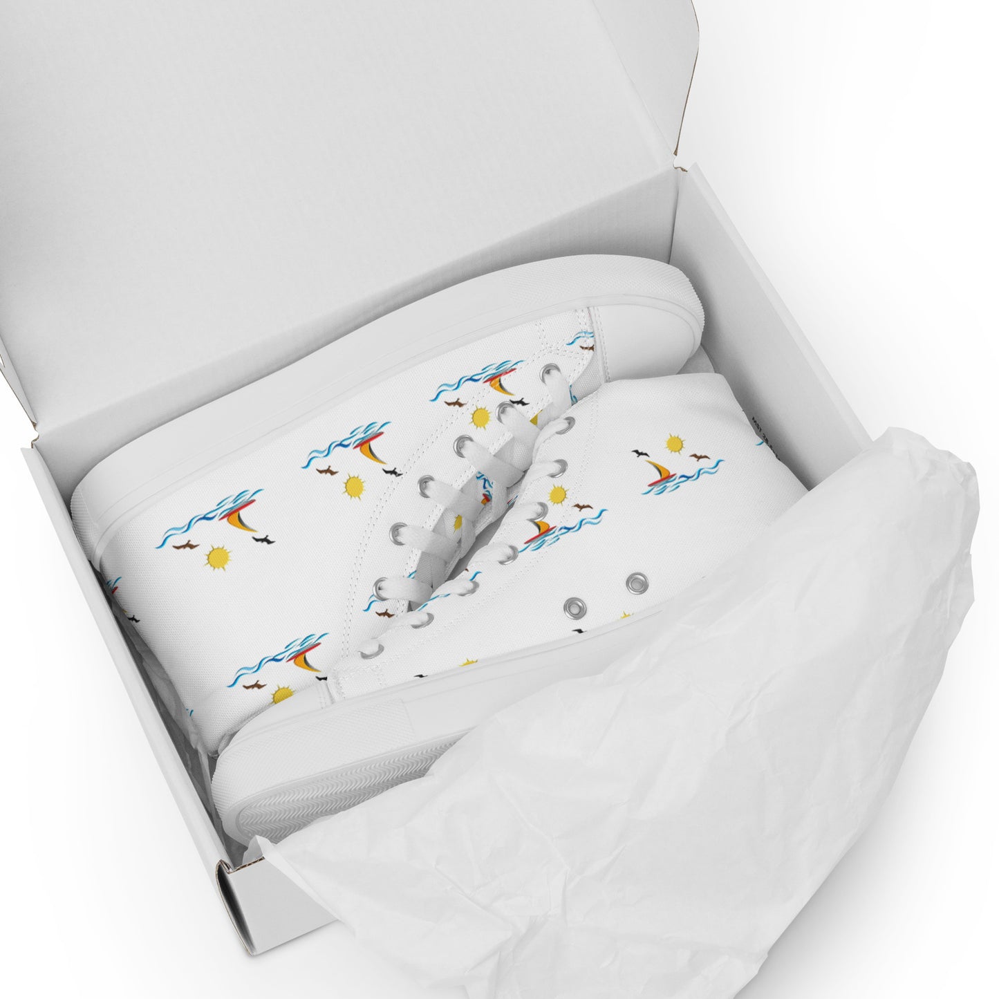 Women’s high top canvas shoes