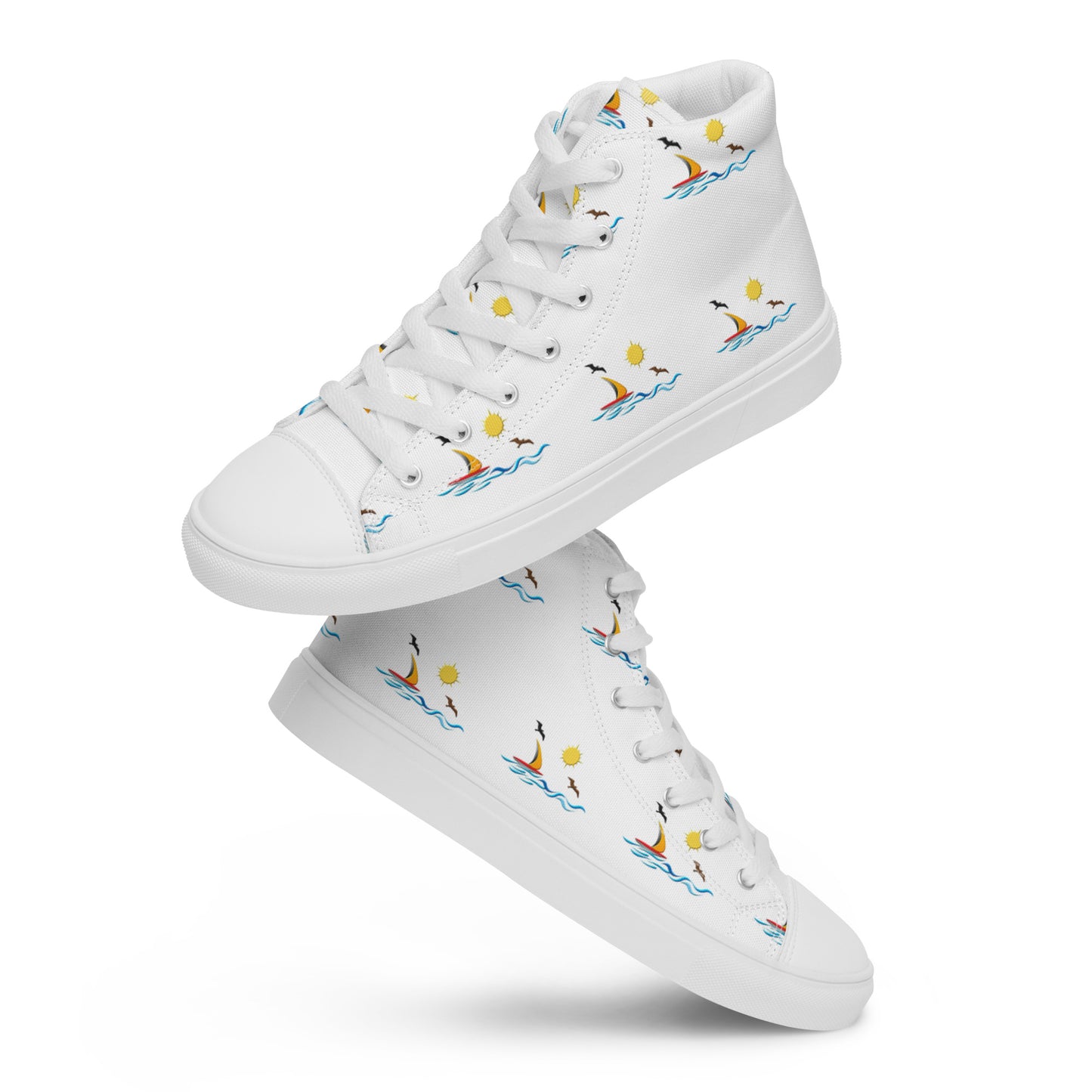 Women’s high top canvas shoes