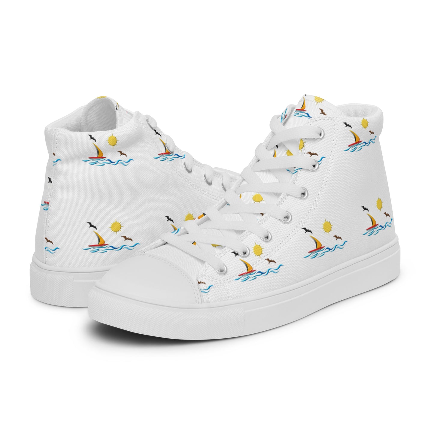 Women’s high top canvas shoes
