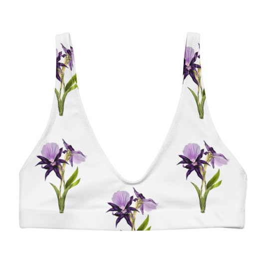 Recyled padded bikini top